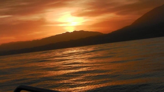 Atardecer en el Mediterraneo